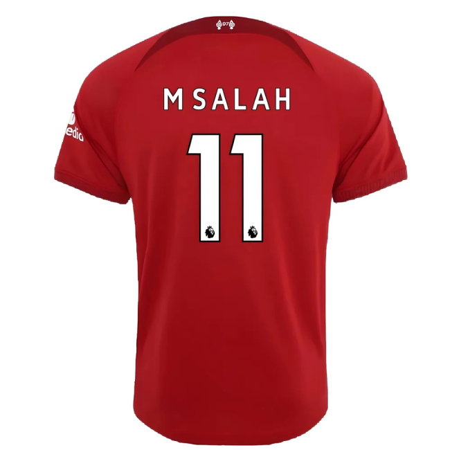2022-2023 Liverpool Home Shirt (M SALAH 11)-SoccerKits Hub | Buy Soccer Jerseys Online